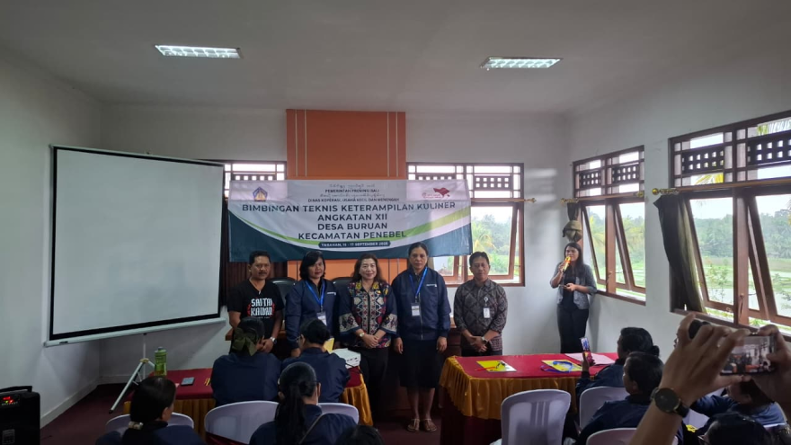 BIMBINGAN TEKNIS KETERAMPILAN KULINER ANGKATAN XII DESA BURUAN, KECAMATAN PENEBEL